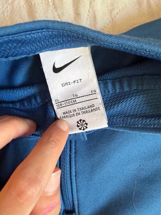 Sudadera Nike Media Cremallera Azul