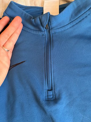 Sudadera Nike Media Cremallera Azul