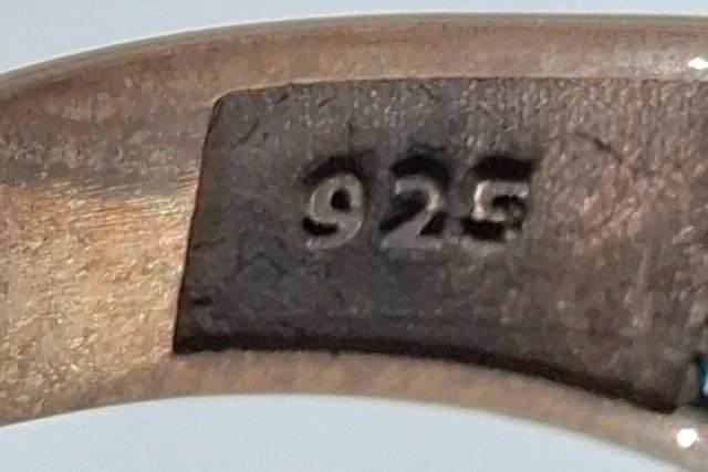 Anillo de Plata 925 con Piedra Natural