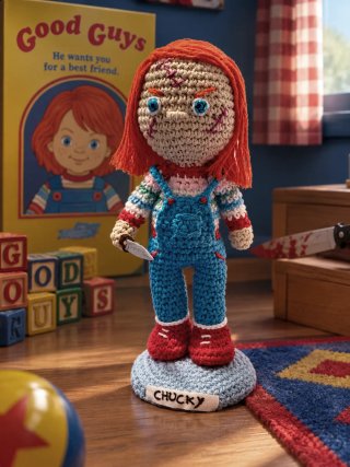 Muñeco Amigurumi Chucky