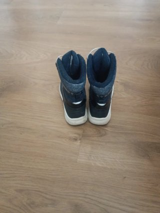 Botas de nieve para niña azul y blanco 34