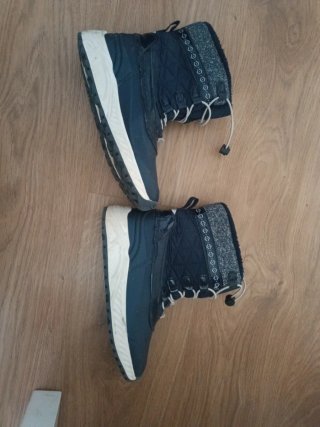 Botas de nieve para niña azul y blanco 34
