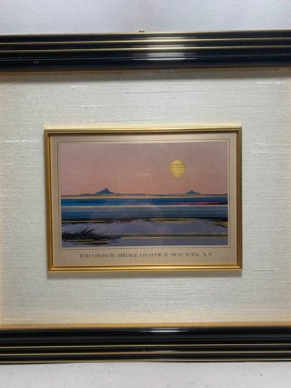 Quadro Serigrafia Argento Tom Davison Mirage 1980