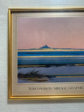 Quadro Serigrafia Argento Tom Davison Mirage 1980