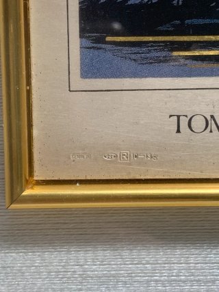 Quadro Serigrafia Argento Tom Davison Mirage 1980
