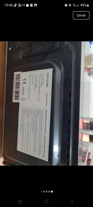 Microondas Cecotec ProClean 3030