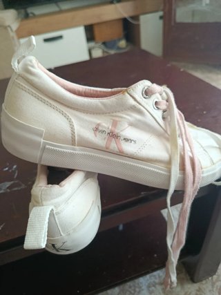 Zapatillas Calvin Klein Mujer Blancas