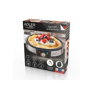 Crepera eléctrica 30cm 1200W placa antiadherente
