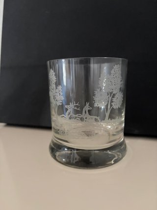 Set de 5c Vasos Vidrio Grabado