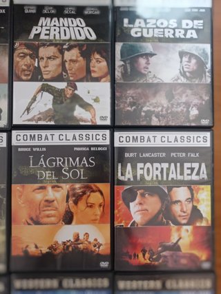 Lote 12 DVD Cine Clásico Guerra Western