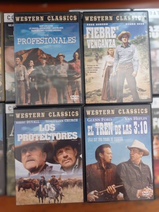 Lote 12 DVD Cine Clásico Guerra Western