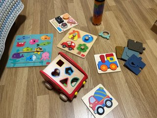 Conjunto de Juguetes Educativos de Madera