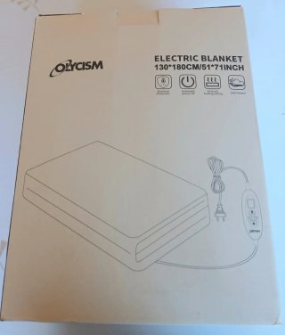 Manta eléctrica Cozycism azul