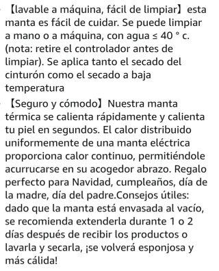 Manta eléctrica Cozycism azul