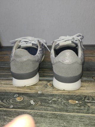 Zapatillas Scalpers Cuadros Azul y Gris