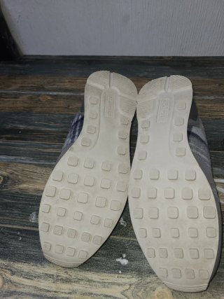 Zapatillas Scalpers Cuadros Azul y Gris