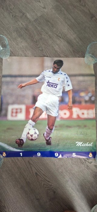 Póster jugadores Real Madrid 1995