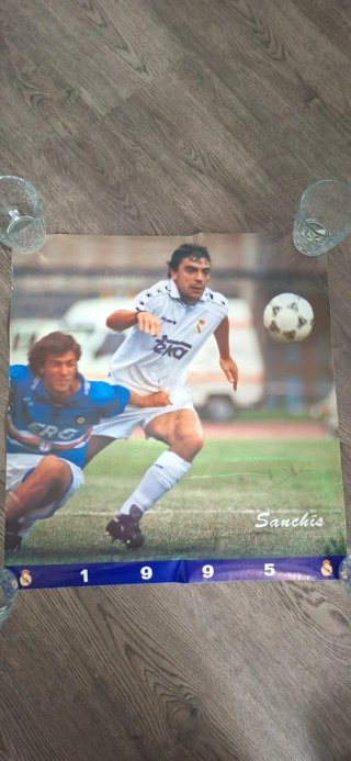 Póster jugadores Real Madrid 1995