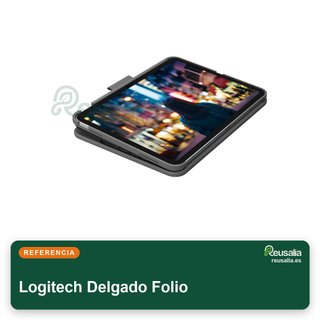 Logitech Delgado Folio Teclado Funda PAN QWERTY