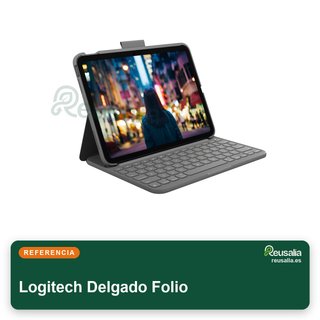 Logitech Delgado Folio Teclado Funda PAN QWERTY