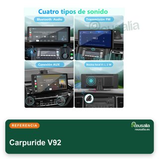 Carpuride V92 radio coche 10,26" Carplay Android