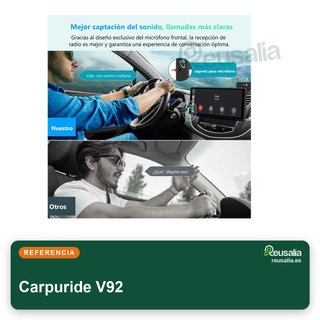 Carpuride V92 radio coche 10,26" Carplay Android