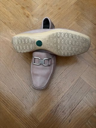 Mocasines Pitillos Beige Talla 37