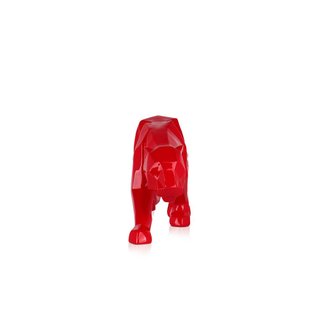 Escultura Pantera Roja Decorativa 45 cm