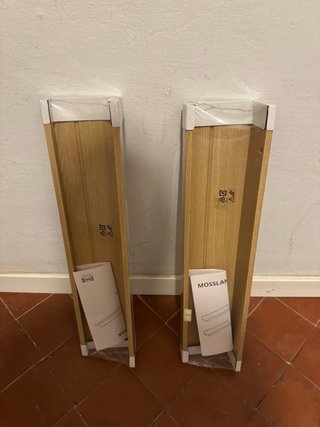 2 x Estanterías Mosslanda IKEA Madera