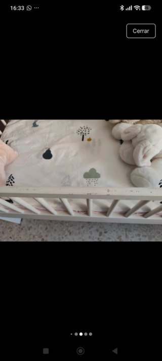 Cama infantil madera con barrera