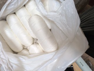 Hilo de Perlé Blanco 100% Mercerizado