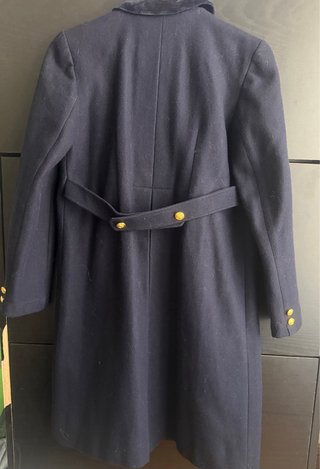 Abrigo Un Markina Azul Marino Talla 10