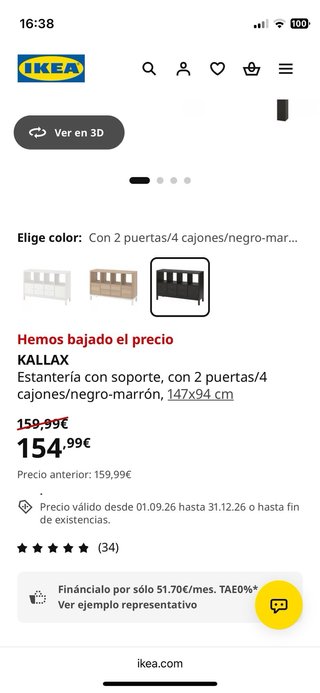 Estantería IKEA Kallax Negra