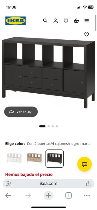 Estantería IKEA Kallax Negra