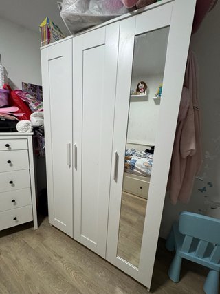 Armario IKEA Blanco con Espejo