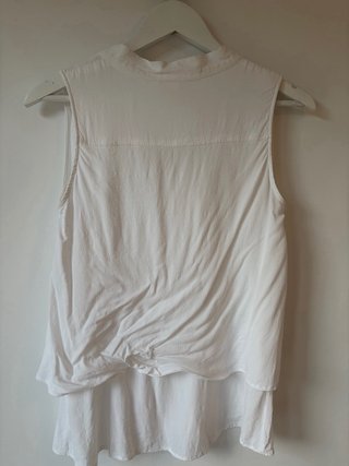 Blusa de lactancia blanca H&M
