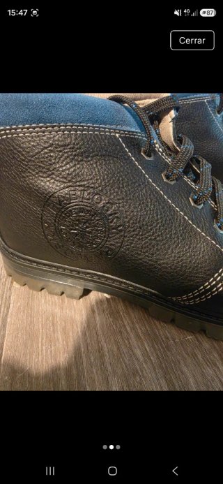 Botines Pablosky Piel Negros Niños