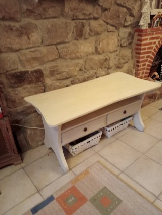 Banco mesa de madera