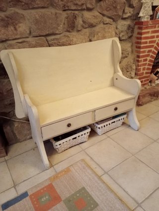 Banco mesa de madera