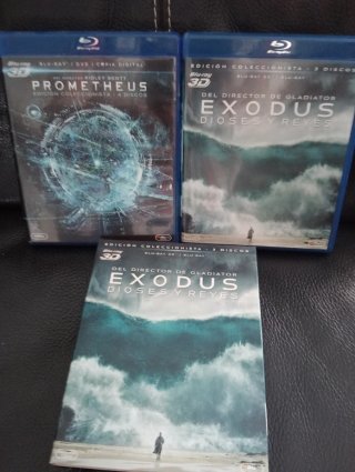 Blu-ray 3D Prometheus y Exodus: Dioses y Reyes