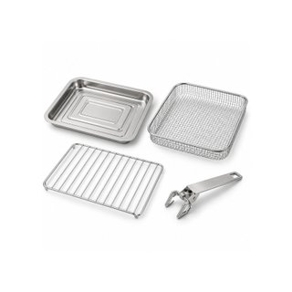 Forno friggitrice ad aria 15L 1400W con display in vetro a due altezze
