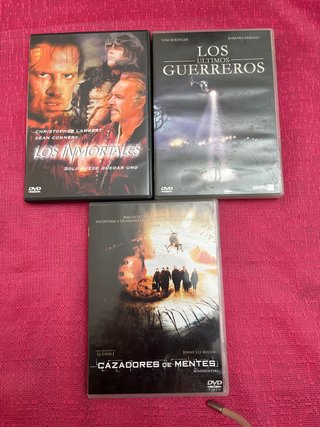 3 Películas de Acción en DVD