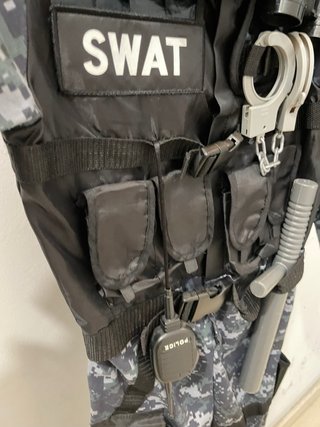 Disfraz de Policía SWAT - Talla 7-8 años
