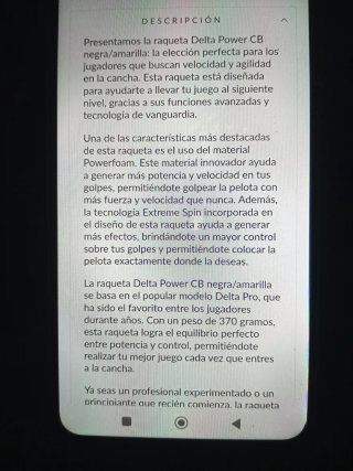 Pala de Pádel ocasión