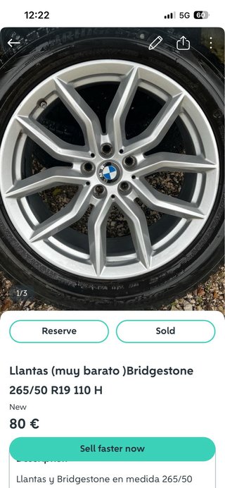2 Llantas Bridgestone con Neumáticos