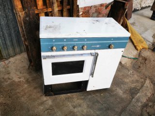 Cocinilla y horno de gas