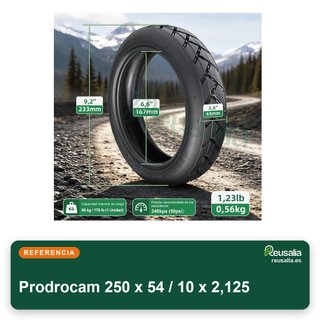 Prodrocam 250 x 54 / 10 x 2,125 Neumáticos