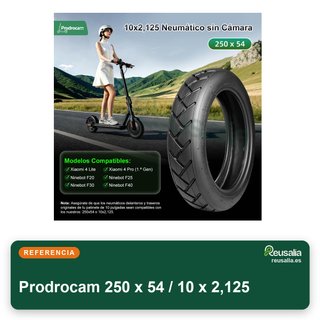 Prodrocam 250 x 54 / 10 x 2,125 Neumáticos