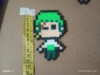 Figura One Piece en Hama Beads