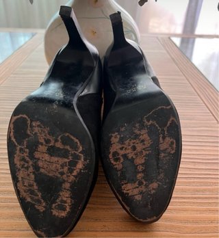 Botines de tacón negros Zara